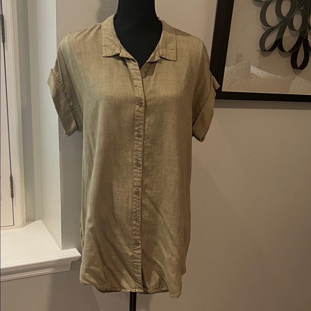 Cloth & Stone Button-Up Tunic Size Small